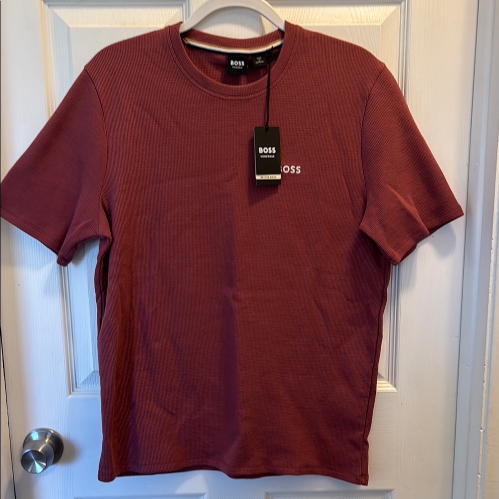 Boss Red Short Sleeve Tee Classic Crew Neck